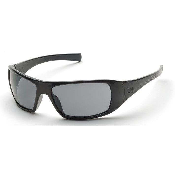 Pyramex Goliath Safety Glasses with Black Frame and Gray Lens SB5620D