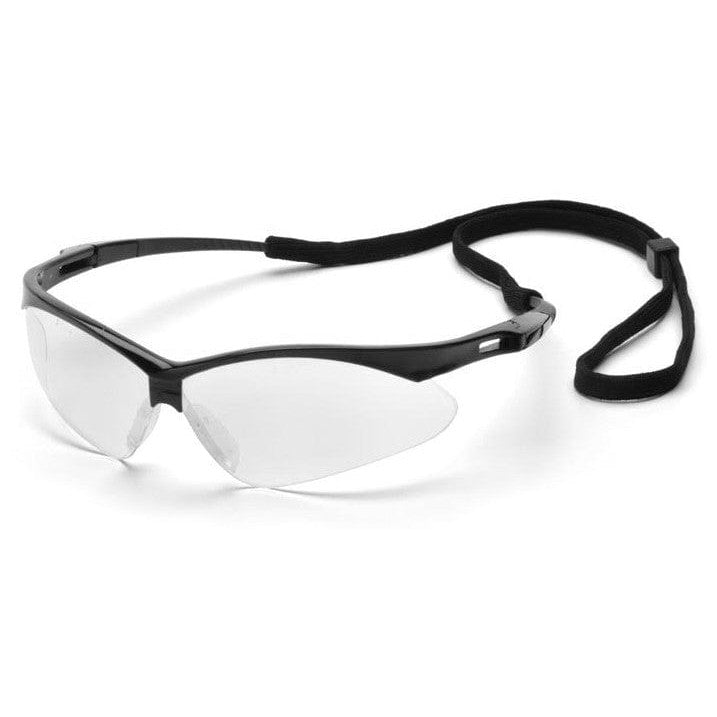 Pyramex PMXtreme Safety Glasses with Black Frame and Clear Lens SB6310SP