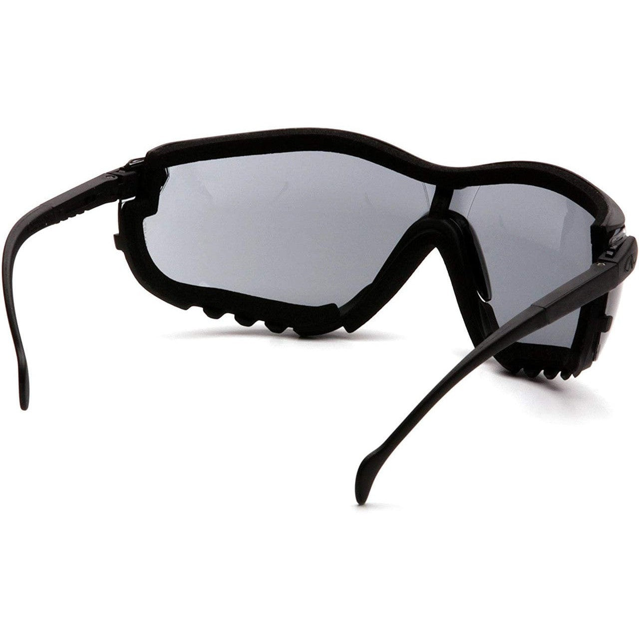 Pyramex V2G Safety Glasses/Goggles with Black Frame and Gray H2MAX Anti-Fog Lens GB1820STM - Back View