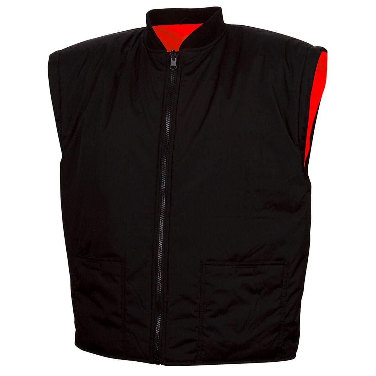 Pyramex RC7P3520 Type R Class 3 X-Back Two-Tone Black Bottom Bomber Jacket - Reversed Vest