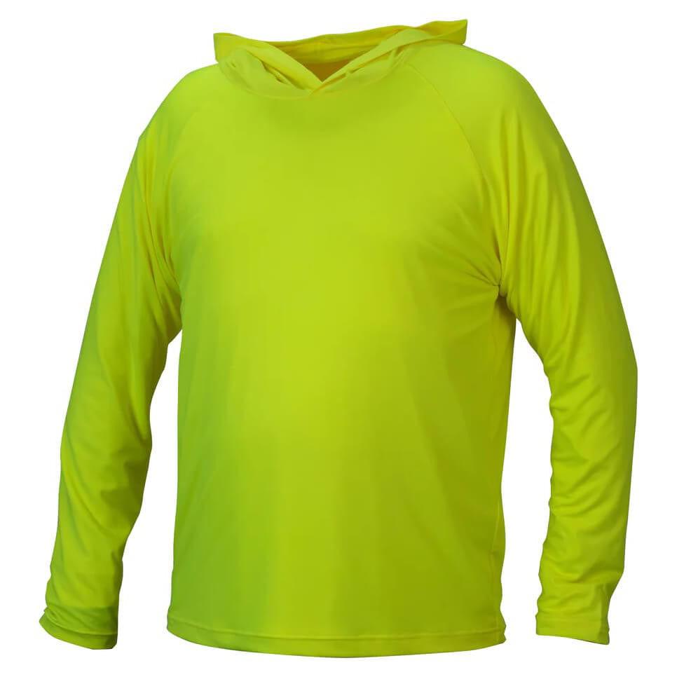 Pyramex RLPH110NS Long Sleeve Pullover Hoodie, Lime