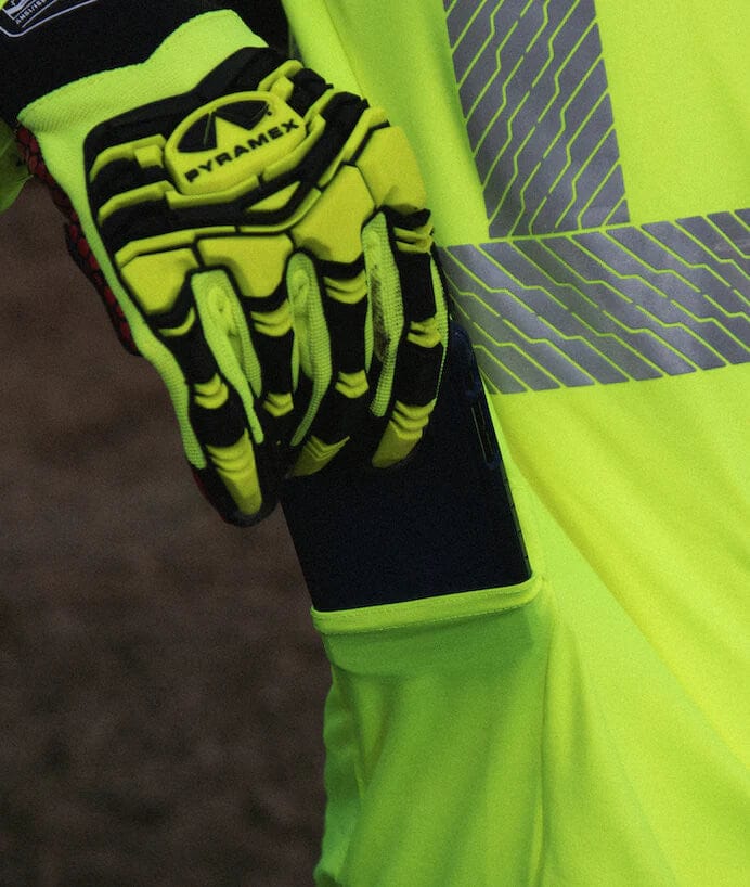 Pyramex RLPH1NS Long Sleeve Pullover Hoodie Cell Phone Pocket