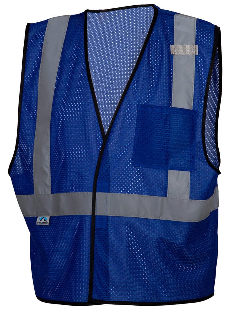 Pyramex RV1265 Non-ANSI Mesh Safety Vest - Blue