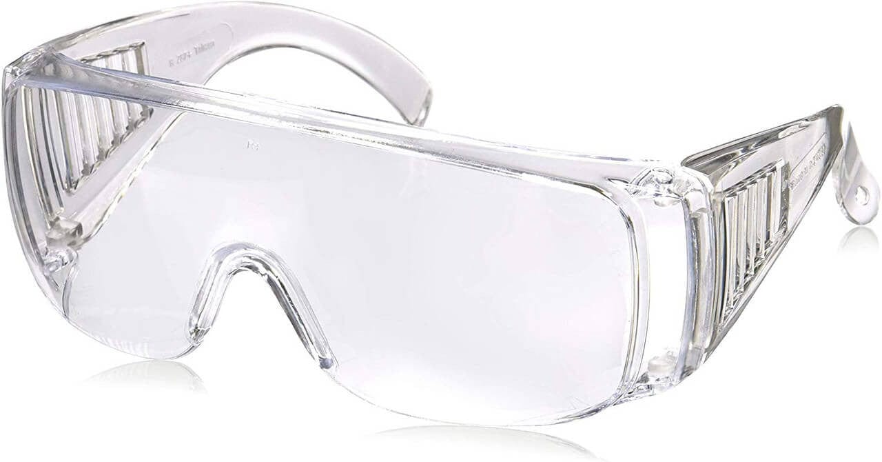 Radians Chief Overspec Safety Glasses with Clear Lens 360-C