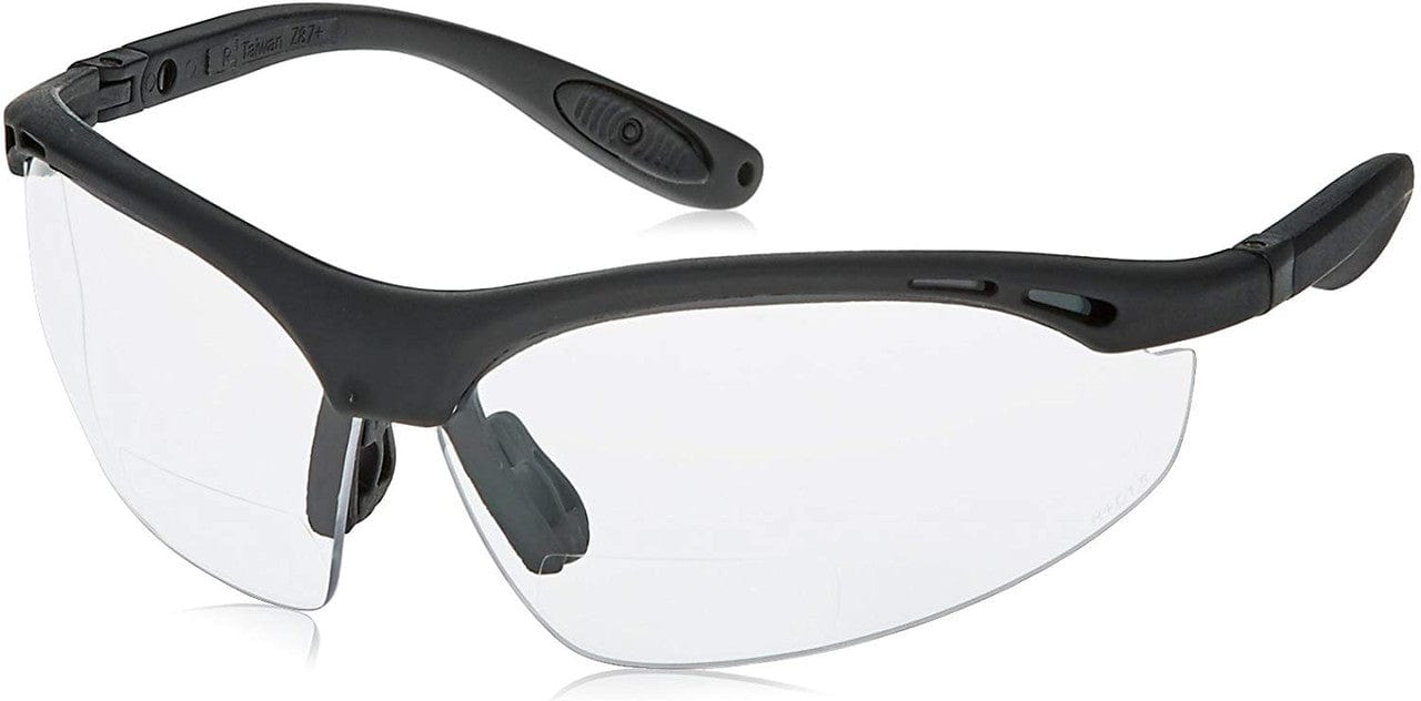 Radians Cheaters Bifocal Safety Glasses with Clear Lens
