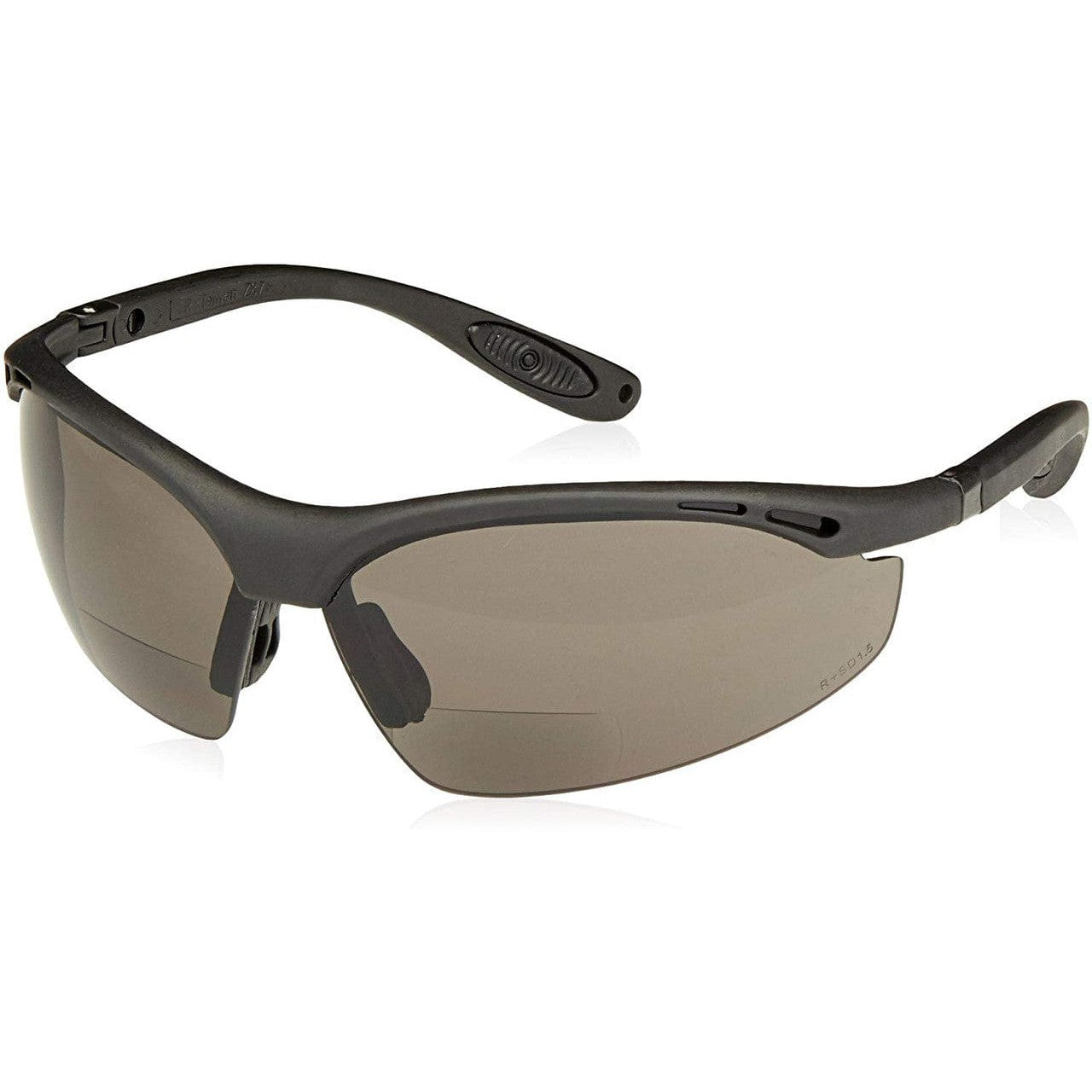 Radians Cheaters Bifocal Safety Glasses with Gray Lens