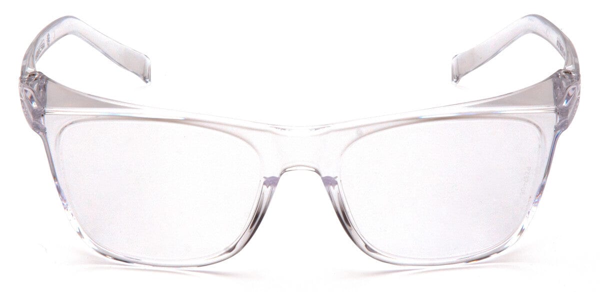 Pyramex Legacy Safety Glasses with H2MAX Clear Anti-Fog Lens S10910STM - Front View
