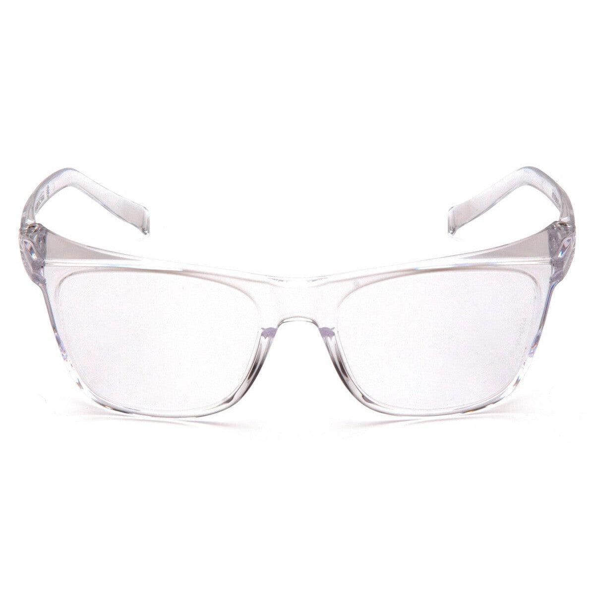 Pyramex Legacy Safety Glasses with H2MAX Clear Anti-Fog Lens S10910STM - Front View