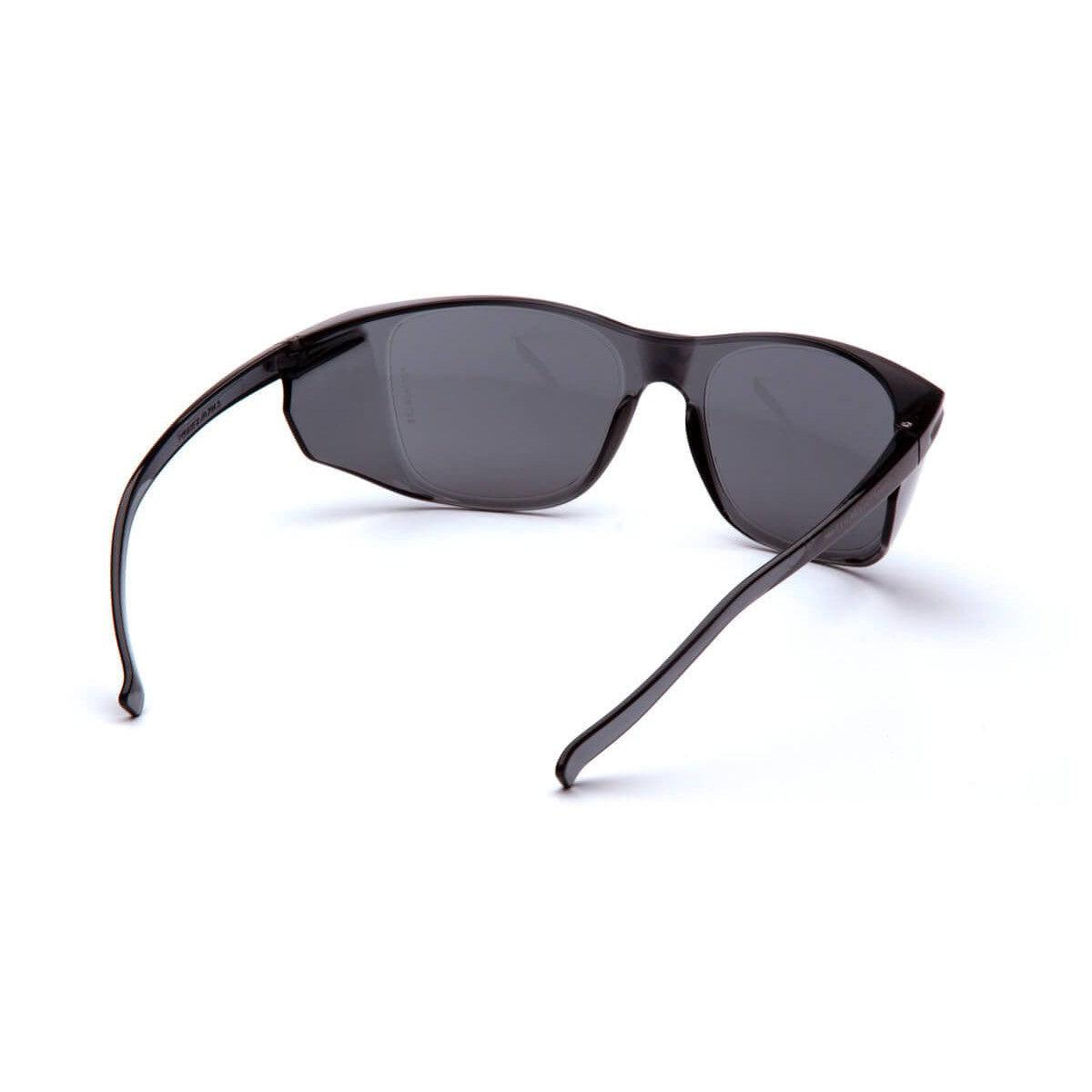 Pyramex Legacy Safety Glasses with H2MAX Gray Anti-Fog Lens S10920STM - Back View