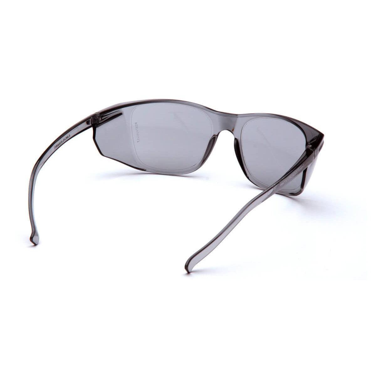 Pyramex Legacy Safety Glasses with H2MAX Light Gray Anti-Fog Lens S10925STM - Back View