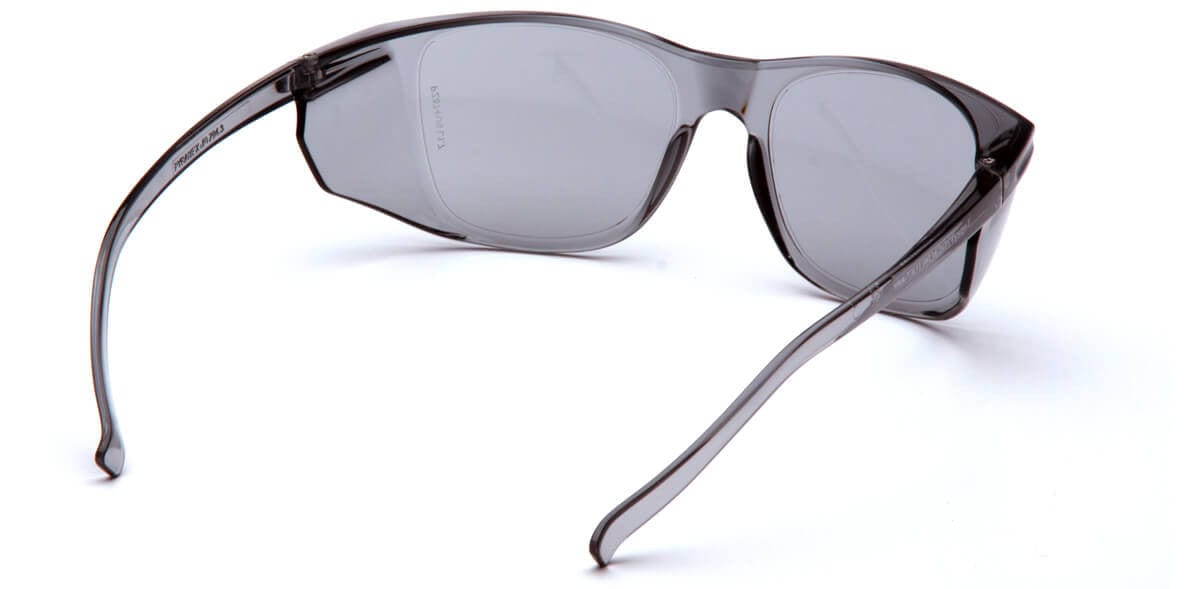 Pyramex Legacy Safety Glasses with Light Gray Lens S10925S - Back View