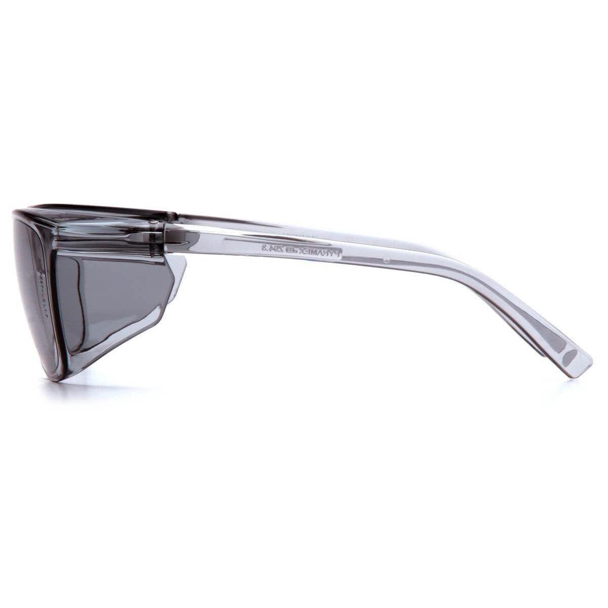 Pyramex Legacy Safety Glasses with Light Gray Lens S10925S - Side View