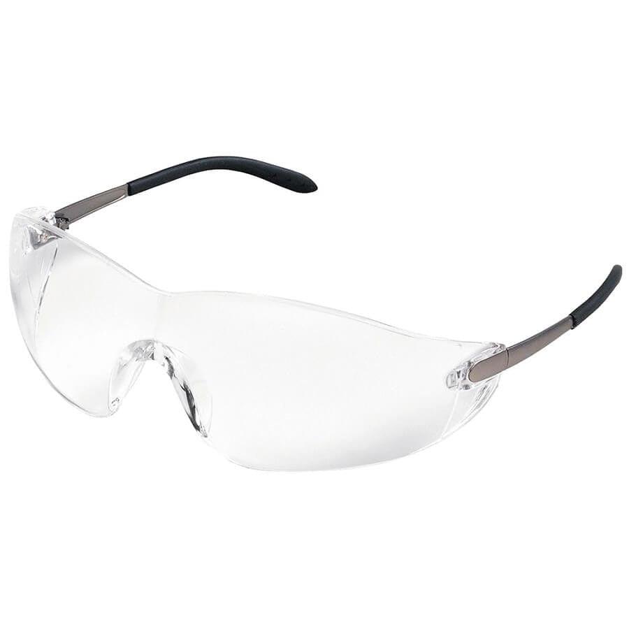 Crews Blackjack Safety Glasses with Clear Anti-Fog Lens S2110AF