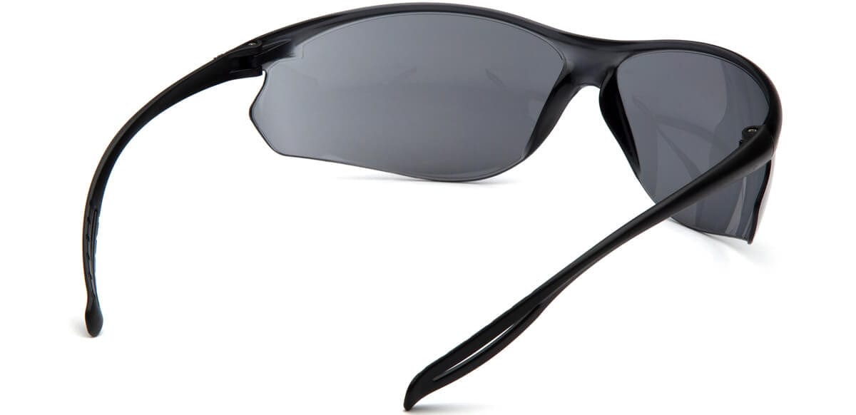 Pyramex Neshoba Safety Glasses with Black Temple and Gray H2MAX Anti-Fog Lens S9720STM - Back View