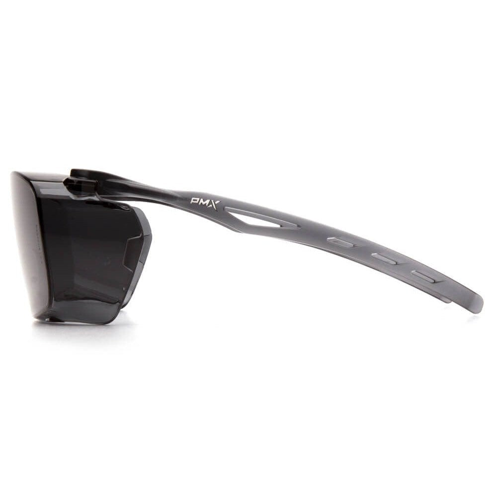 Pyramex Cappture S9920ST Safety Glasses with H2X Gray Anti-Fog Lens - Side