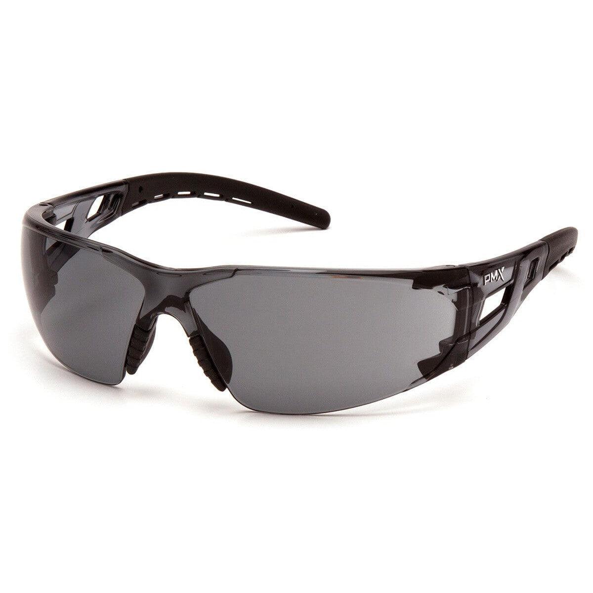 Pyramex Fyxate Safety Glasses with Black Frame and Gray H2MAX Anti-Fog Lens SB10220ST