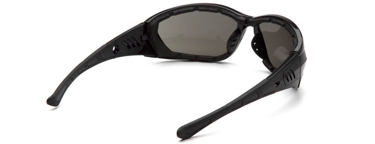Pyramex Atrex Safety Glasses with Padded Black Frame and Gray Anti-Fog Lens SB10820DT - Back View