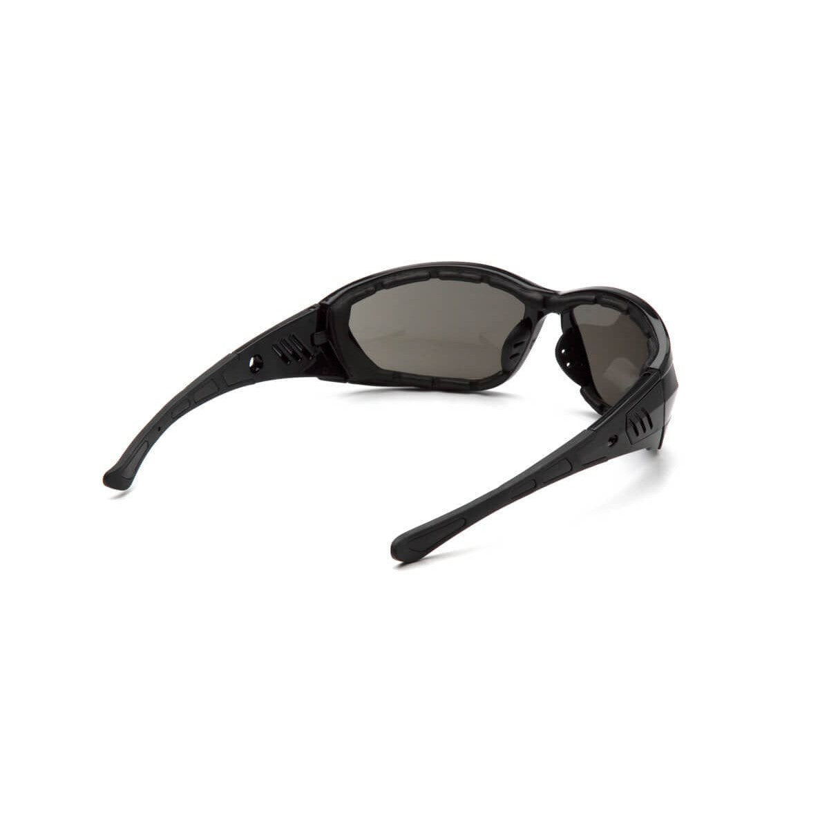 Pyramex Atrex Safety Glasses with Padded Black Frame and Gray Anti-Fog Lens SB10820DT - Back View