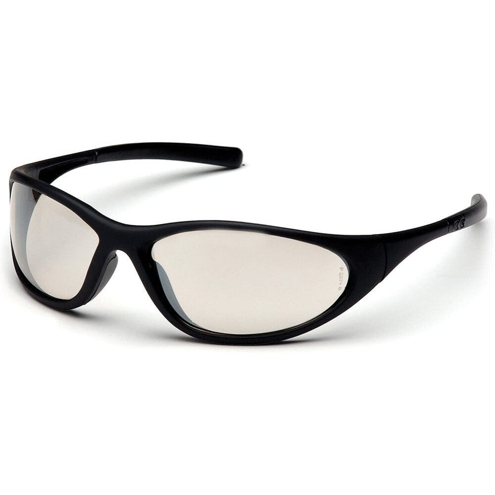 Pyramex Zone 2 Safety Glasses with Black Frame and Indoor/Outdoor Lens
