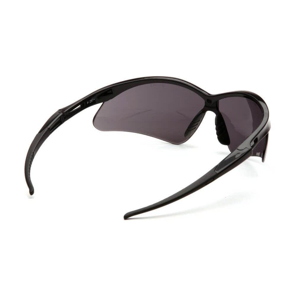 Pyramex PMXtreme Safety Glasses with Black Frame and Gray Anti-Fog Lens - Back