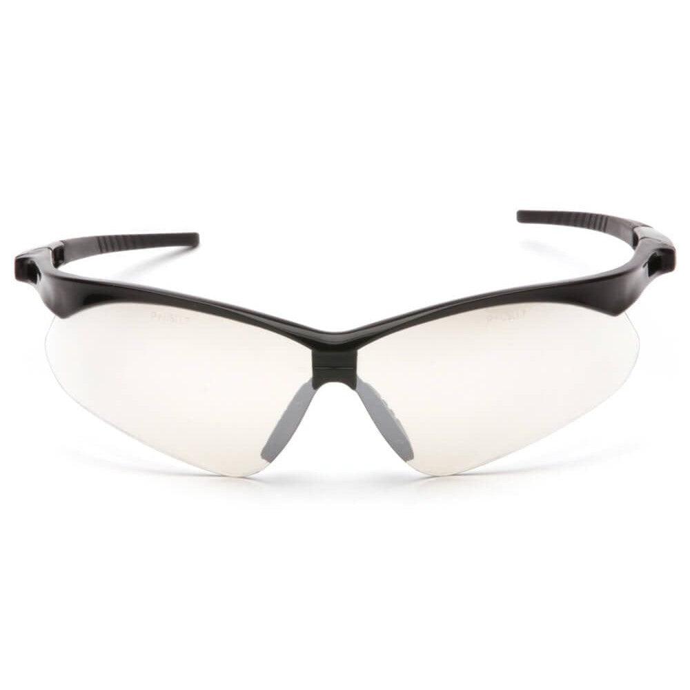 Pyramex PMXtreme Safety Glasses with Black Frame and Indoor/Outdoor Mirror Lens - Front