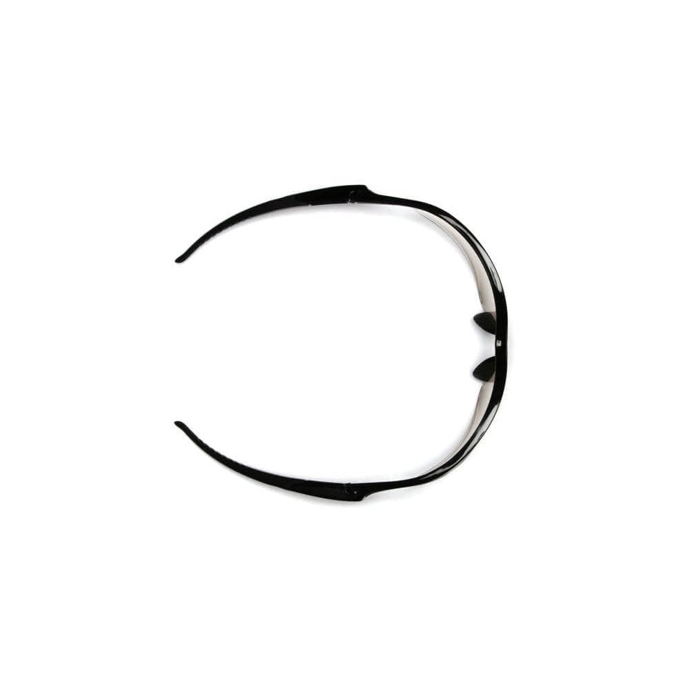 Pyramex PMXtreme Safety Glasses with Black Frame and Indoor/Outdoor Mirror Lens - Top