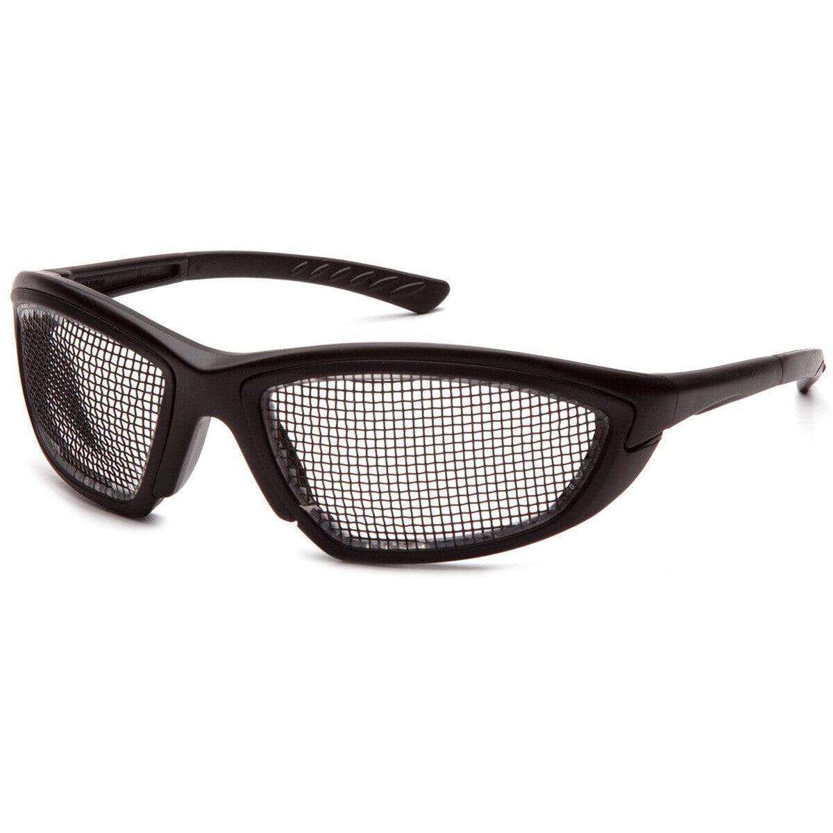 Pyramex Trifecta Safety Glasses with Wire-Mesh Lens SB74WMD