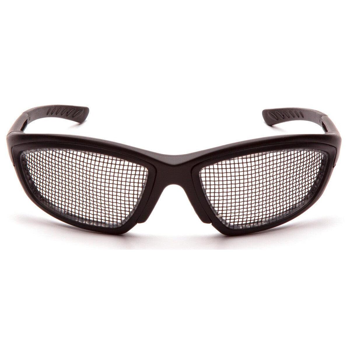 Pyramex Trifecta Safety Glasses with Wire-Mesh Lens SB74WMD - Front View