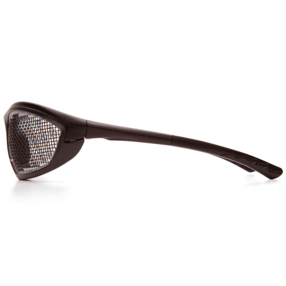 Pyramex Trifecta Safety Glasses with Wire-Mesh Lens SB74WMD - Side View