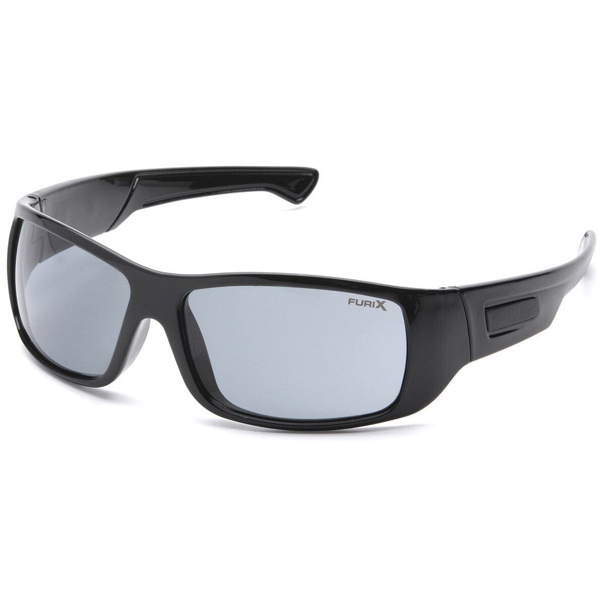 Pyramex Furix Safety Glasses with Black Frame and Gray Anti-Fog Lens SB8520DT