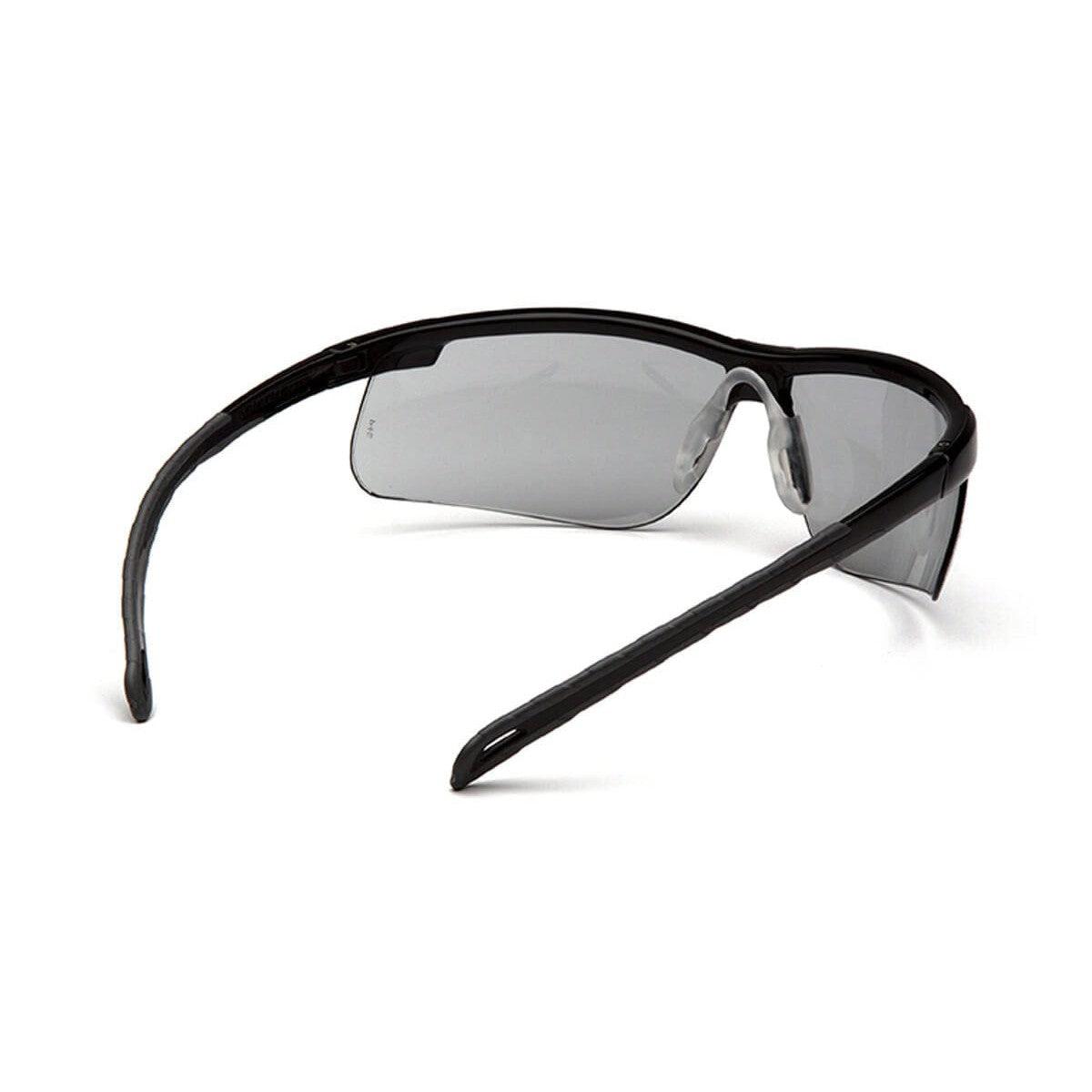 Pyramex Ever-Lite Safety Glasses with Black Frame and Light Gray H2MAX Anti-Fog Lens SB8625DTM - Back View