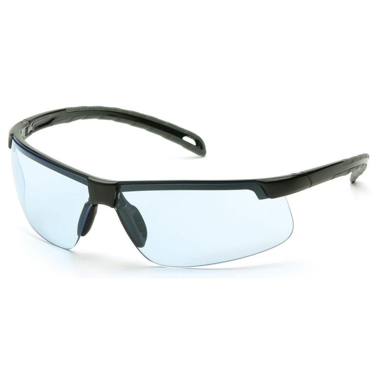 Pyramex Ever-Lite Safety Glasses with Black Frame and Infinity Blue H2MAX Anti-Fog Lens SB8660DTM