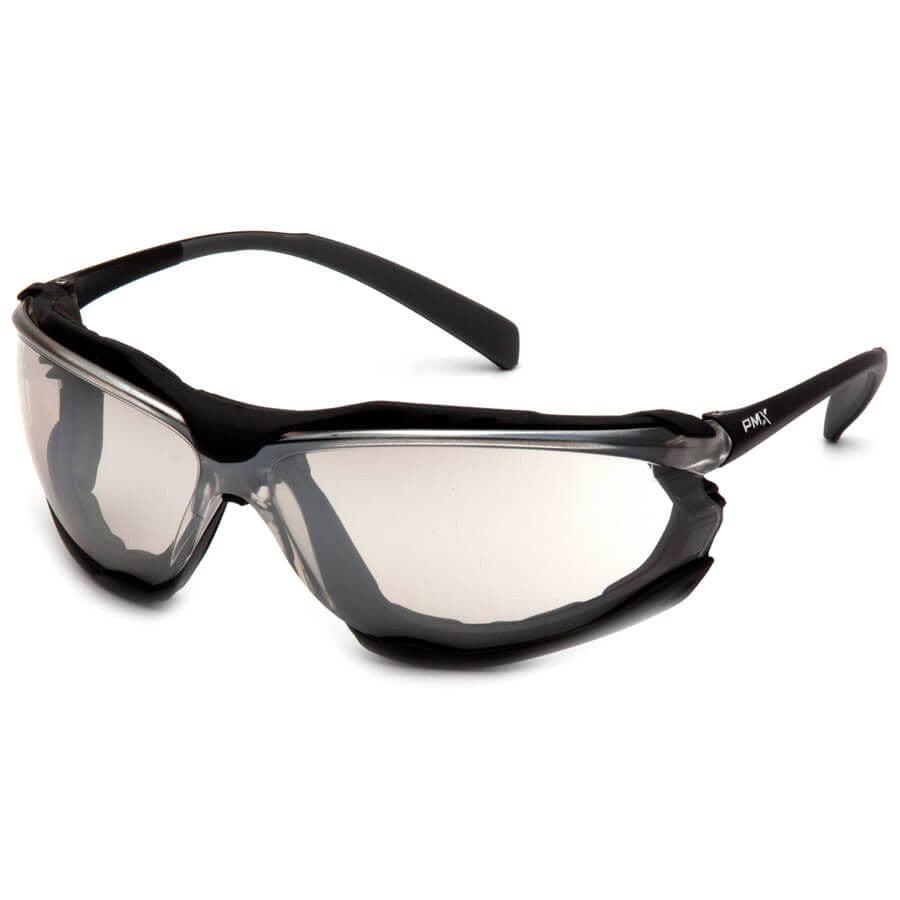 Pyramex Proximity Safety Glasses with Black Frame and Indoor/Outdoor Anti-Fog Lens