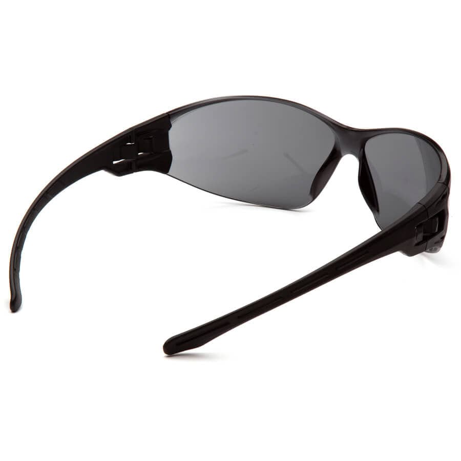 Pyramex Trulock Dielectric Safety Glasses with Black Temples and Gray Anti-Fog Lens - Back SB9520ST