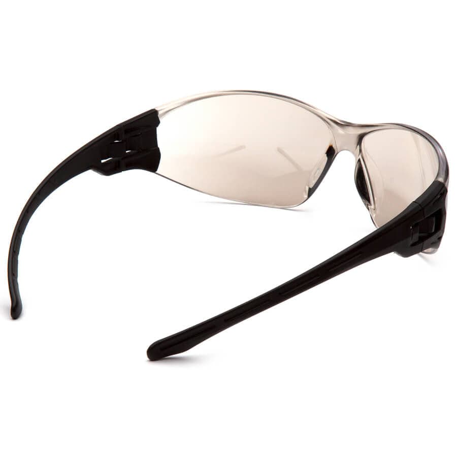 Pyramex Trulock Dielectric Safety Glasses with Black Temples and Indoor-Outdoor Lens - Back SB9580S