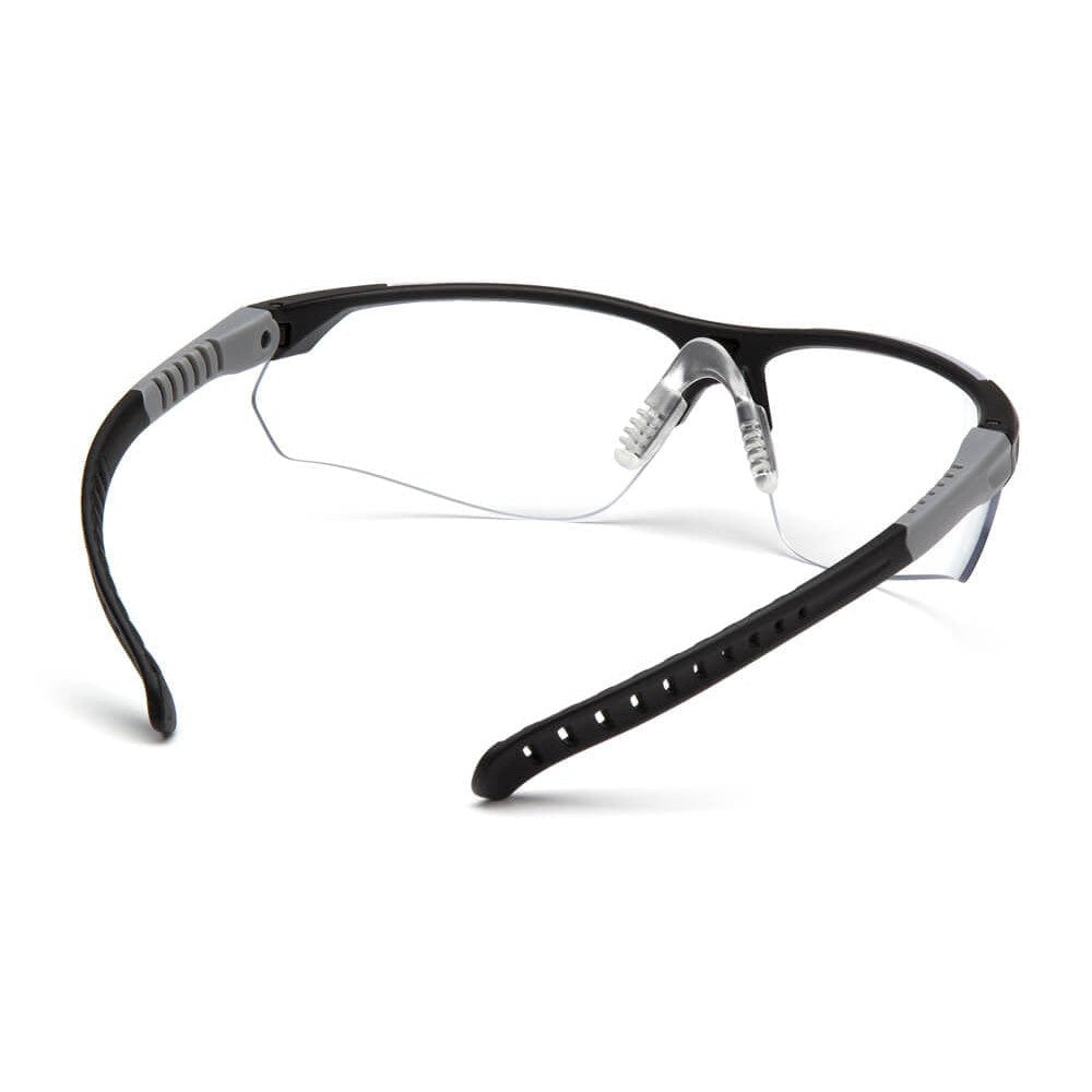 Pyramex Sitecore Safety Glasses with Black Frame and Clear Lens - Back SBG10110D