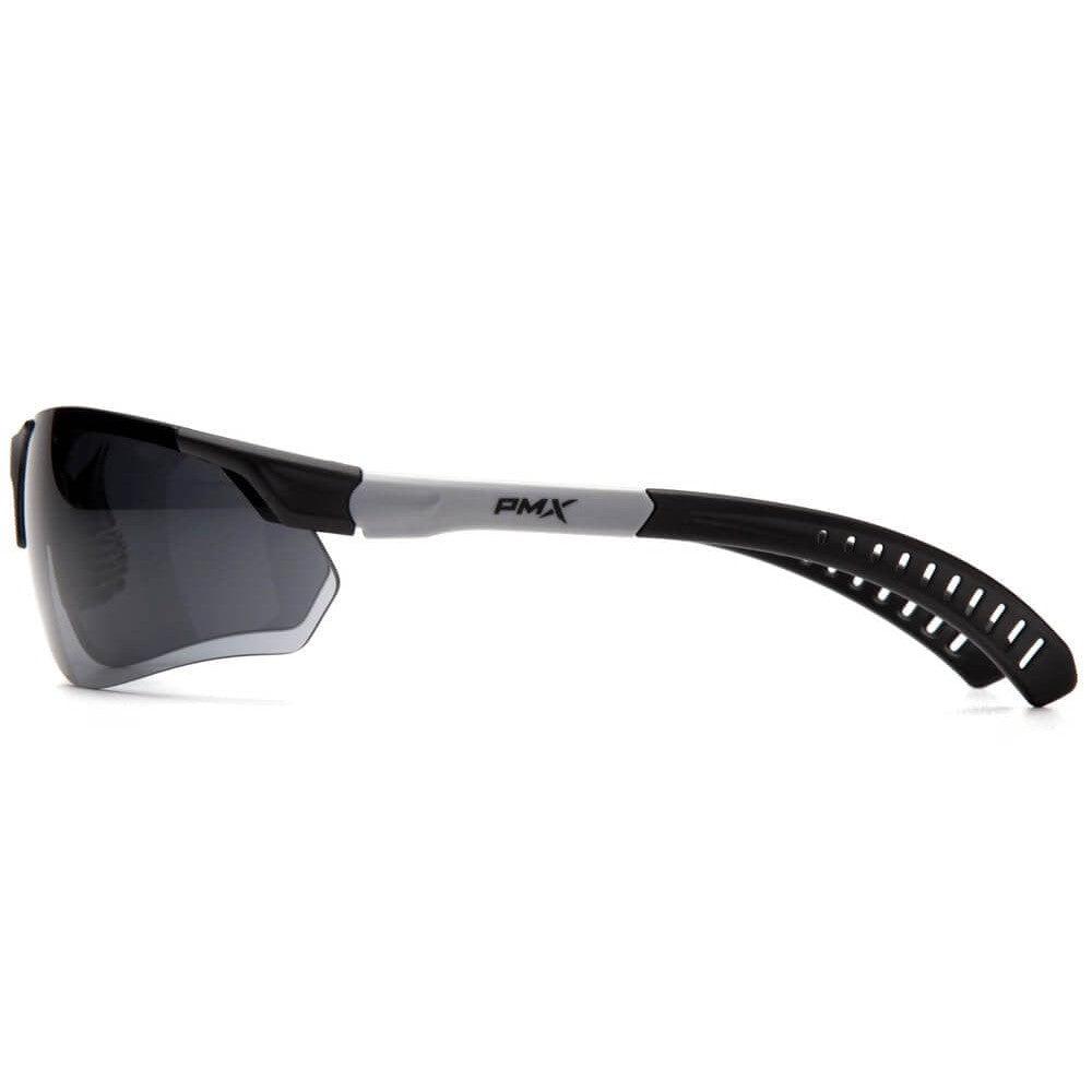 Pyramex Sitecore Safety Glasses with Black Frame and Gray Lens - Side SBG10120D