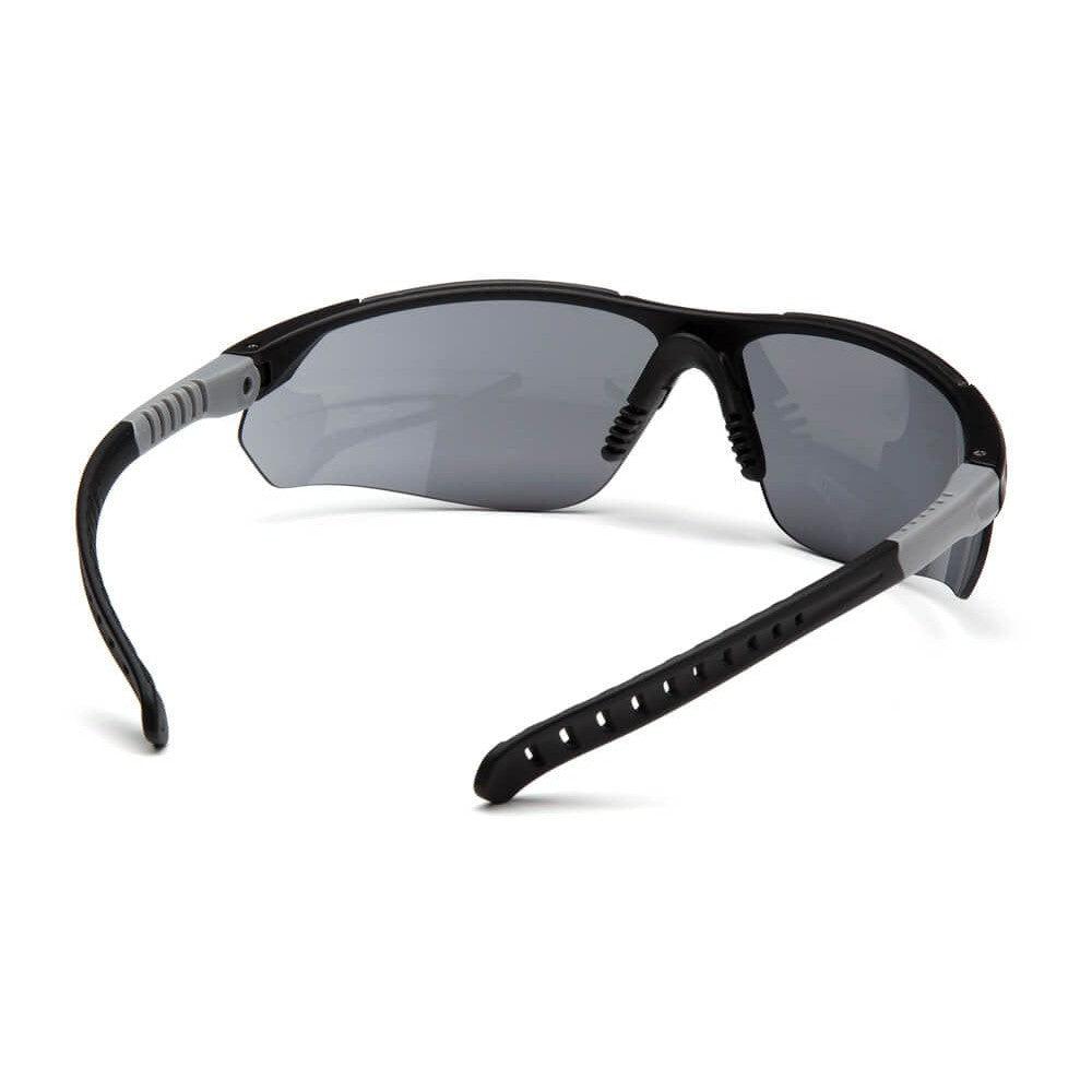 Pyramex Sitecore Safety Glasses with Black Frame and Gray Lens - Back SBG10120D
