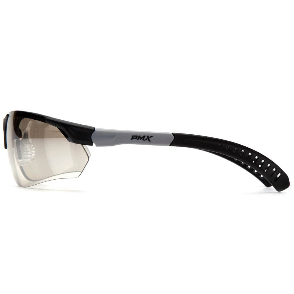 Pyramex Sitecore Safety Glasses with Black Frame and Indoor-Outdoor Lens - Side SBG10180D