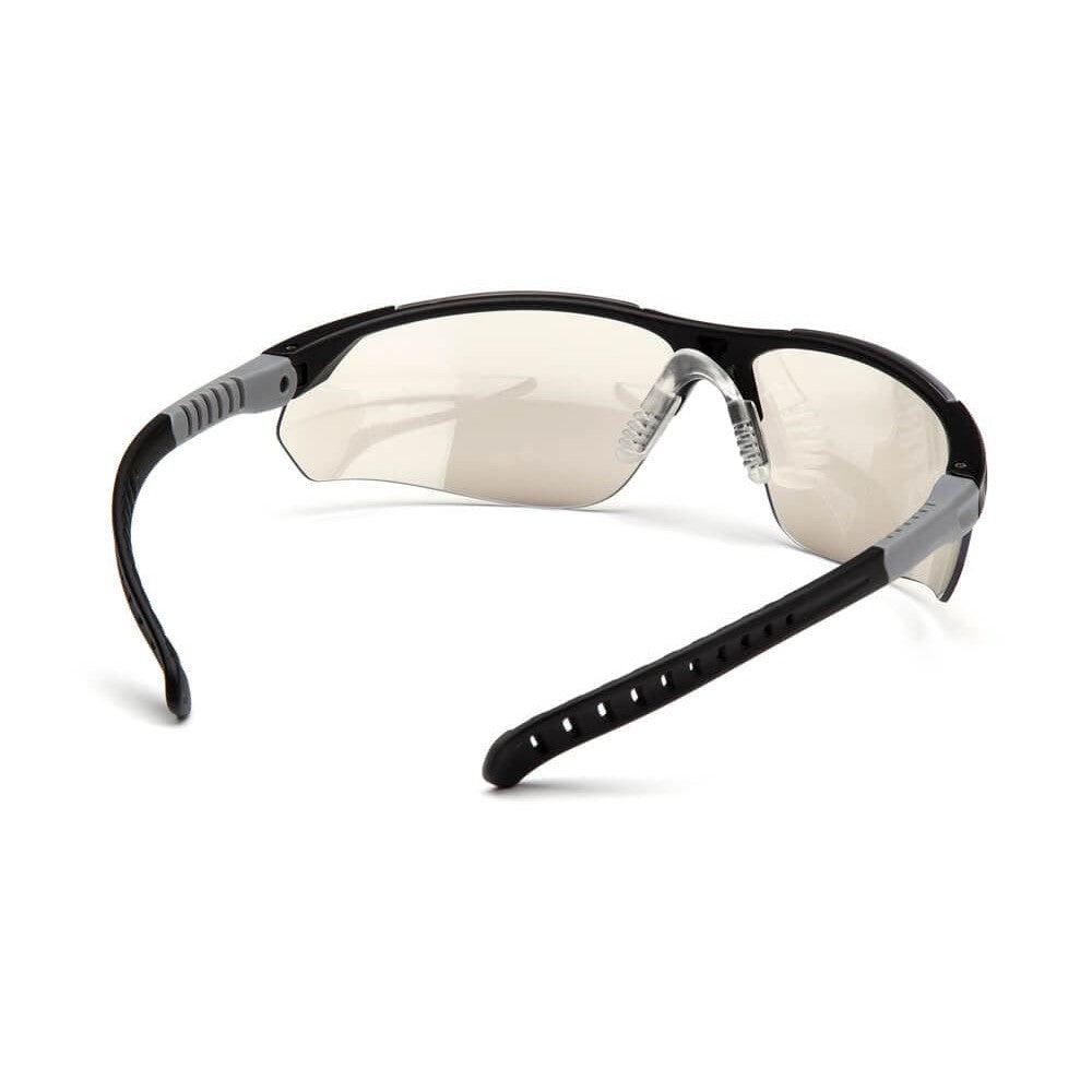 Pyramex Sitecore Safety Glasses with Black Frame and Indoor-Outdoor Lens - Back SBG10180D