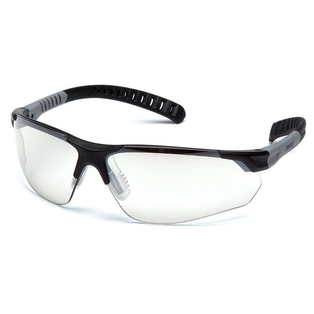 Pyramex Sitecore Safety Glasses with Black Frame and Indoor-Outdoor Lens SBG10180D