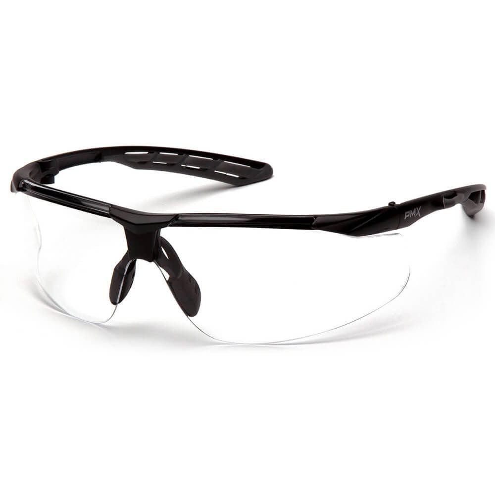 Pyramex Flex-Lyte Safety Glasses with Black/Gray Frame and Clear Lens