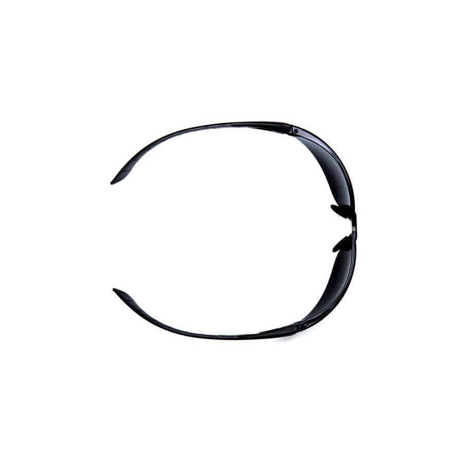 Pyramex Endeavor Plus Safety Glasses with Black/Gray Temples and Gray Lens - Top