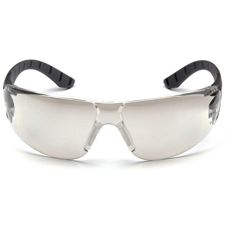 Pyramex Endeavor Plus Safety Glasses with Black/Gray Temples and Indoor-Outdoor Lens - Front