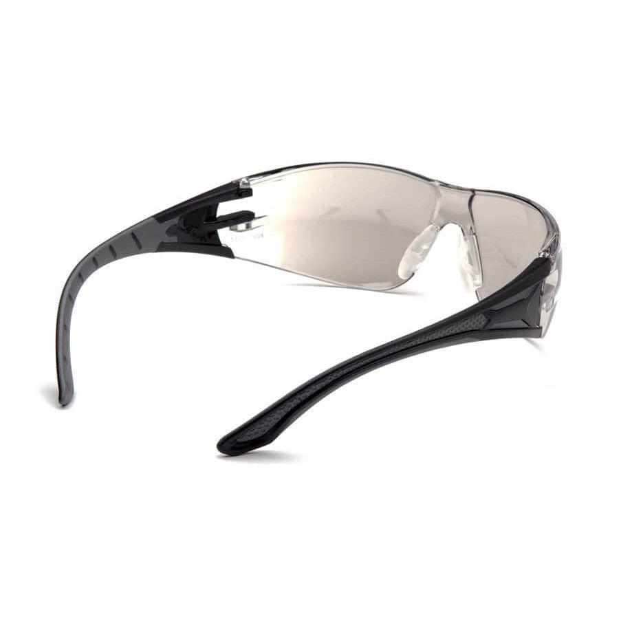Pyramex Endeavor Plus Safety Glasses with Black/Gray Temples and Indoor-Outdoor Lens - Back