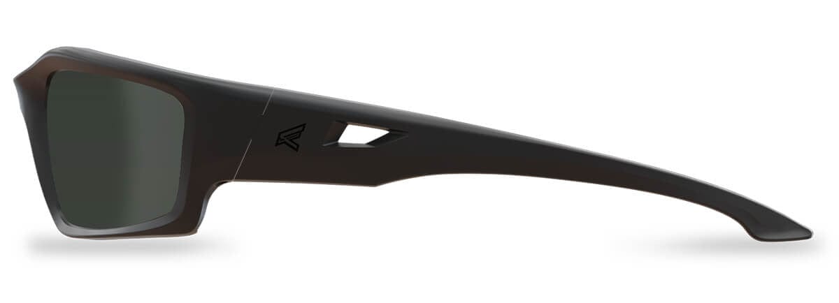 Edge Tactical Eyewear Blade Runner Safety Glasses Black Frame G-15 Vapor Shield Lens SBR61-G15 - Side View