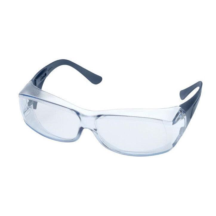 Elvex OVR-Spec III Safety Glasses with Blue Lens and Metal Detectable Temples