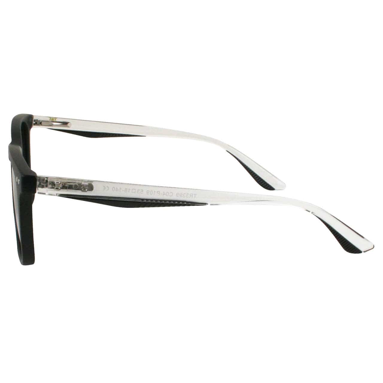 Solect Navigator Sunglasses with Black Frame and Gray Polarized Lenses Side View