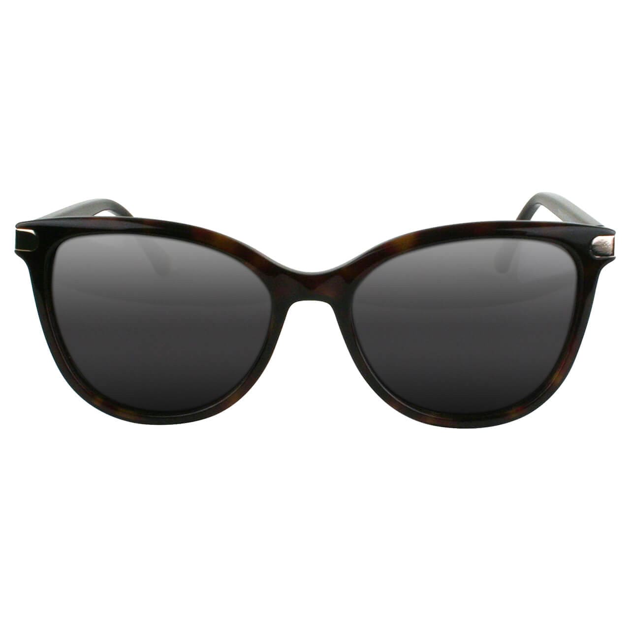 Solect Flare Sunglasses with Tortoise Frame and Gray Polarized Lenses Front View