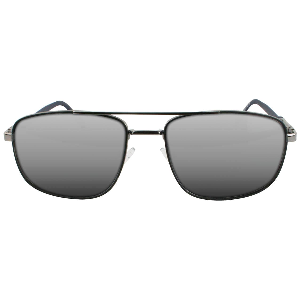 Solect Density Aviator Sunglasses with Silver Mirror Lenses Front View